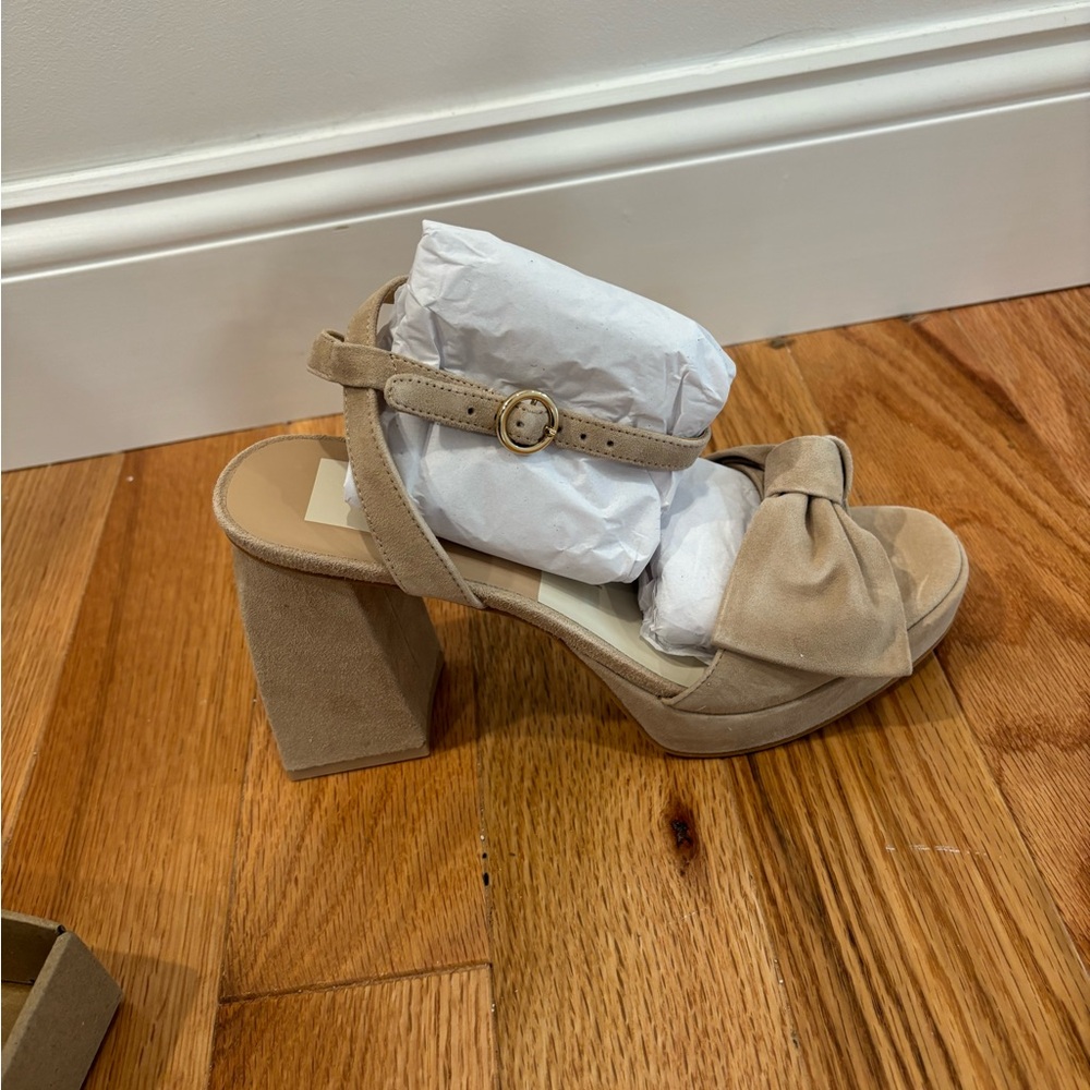 Dolce Vita Tan Platform Block Heels